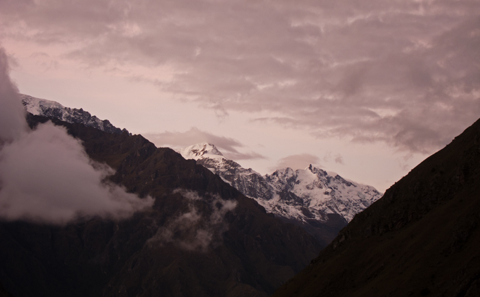 Inca Trail Day 1 Campsite Misty Mountains