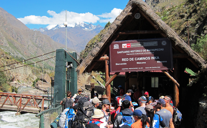 Inca Trail Day 1 Km 82 Entry Point