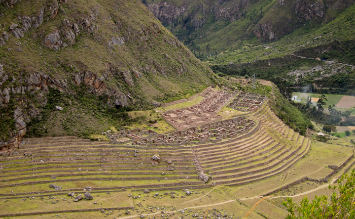 Inca Trail Day 1 Llactapata Ruins