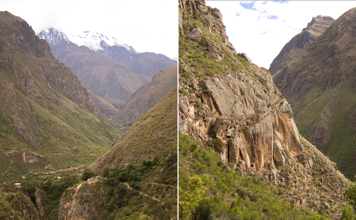 Inca Trail Day 1 Mountains