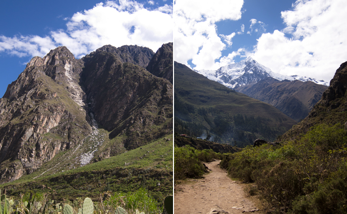 Inca Trail Day 1 Mountains