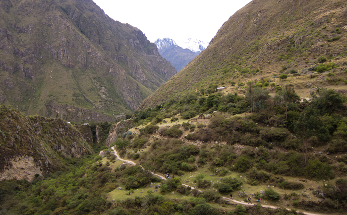 Inca Trail Day 1 Path Up the Mountain