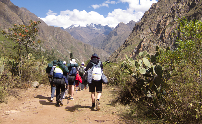 Inca Trail Day 1 Trekkers