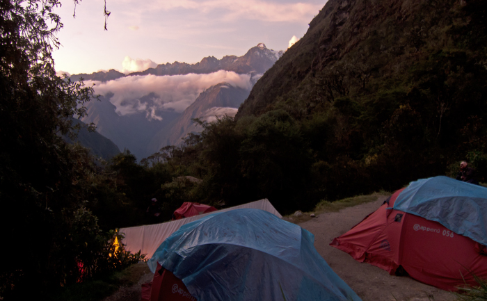 Inca Trail Day 2 Campsite