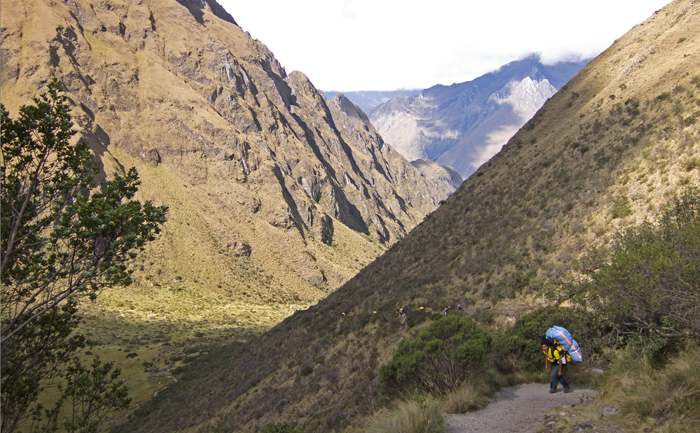 Inca Trail Day 2 Climbinb Dead Womans Pass