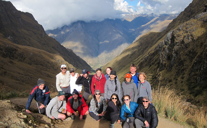 Inca Trail Day 2 Dead Womans Group Shot