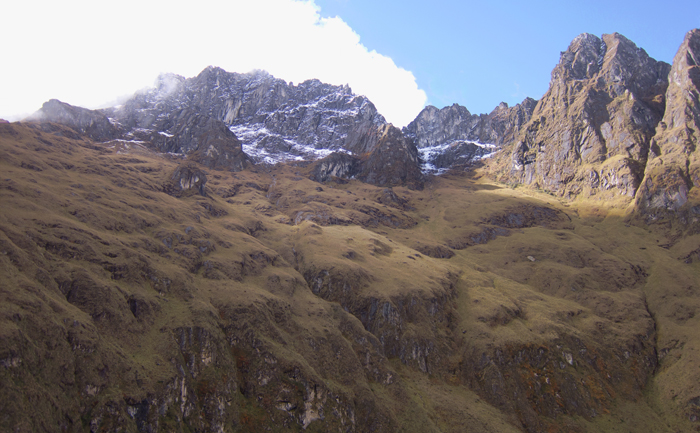 Inca Trail Day 2 Dead Womans Pass Peaks