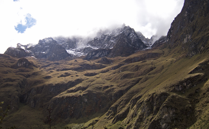 Inca Trail Day 2 Dead Womans Pass Peaks