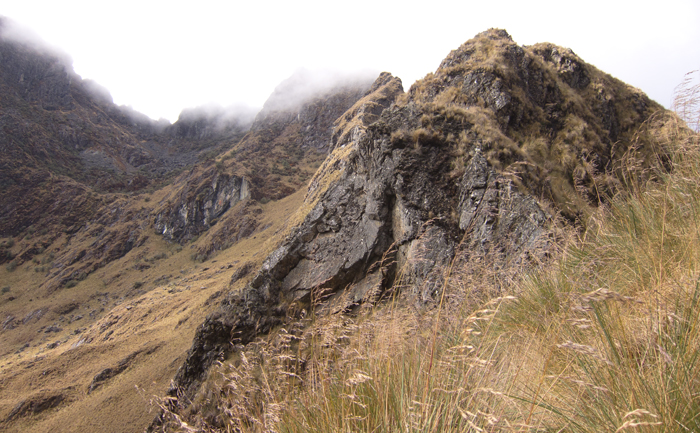 Inca Trail Day 2 Dead Womans Pass Mountains