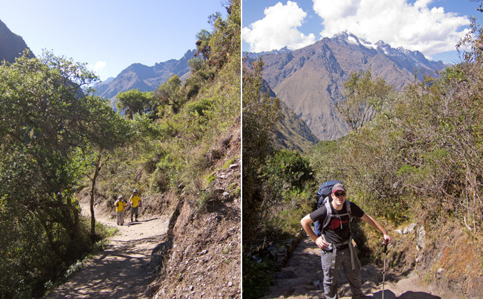 Inca Trail Day 2 Guides and Garren