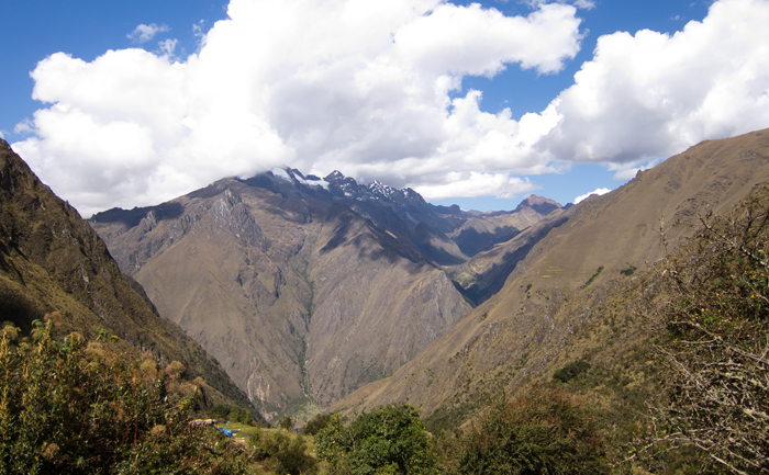 Inca Trail Day 2 Lunch Mountain View