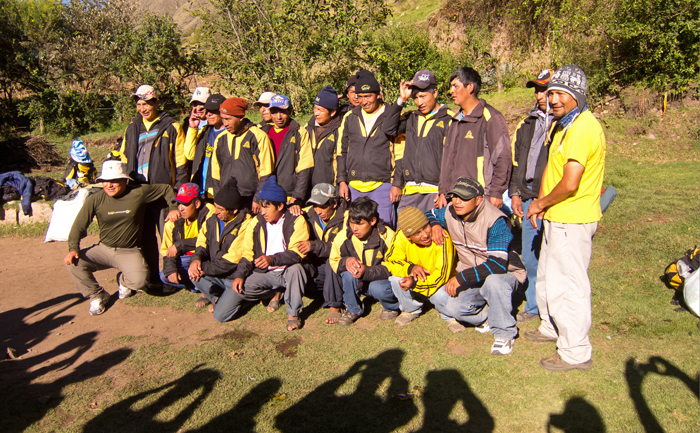 Inca Trail Day 2 Meeting the Porters