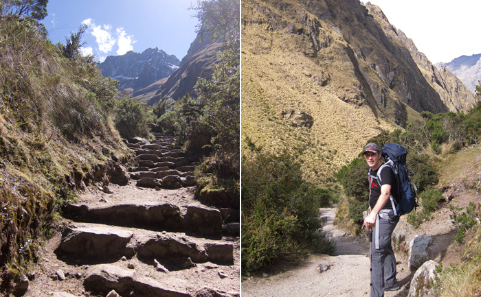 Inca Trail Day 2 Steep Steps