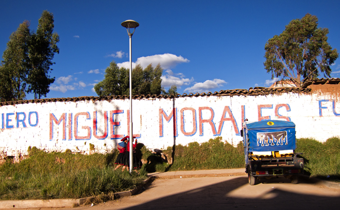 Sacred Valley campaign sign