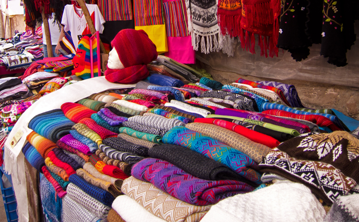 Sacred Valley Pisac Market Textiles