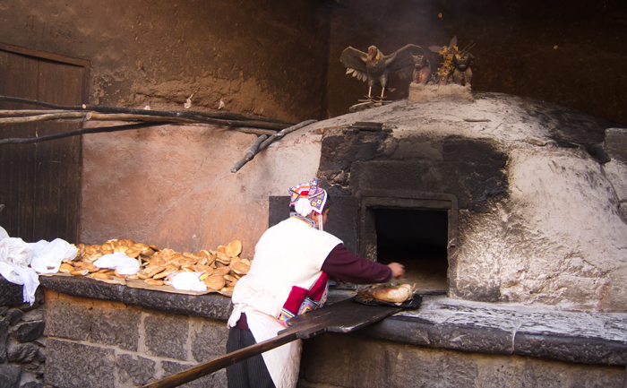 Sacred Valley Pisac Market Community Oven with Empanadas and Cuy