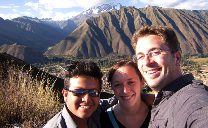 Tips for Cusco - Group Shot in the Sacred Valley with our taxi driver