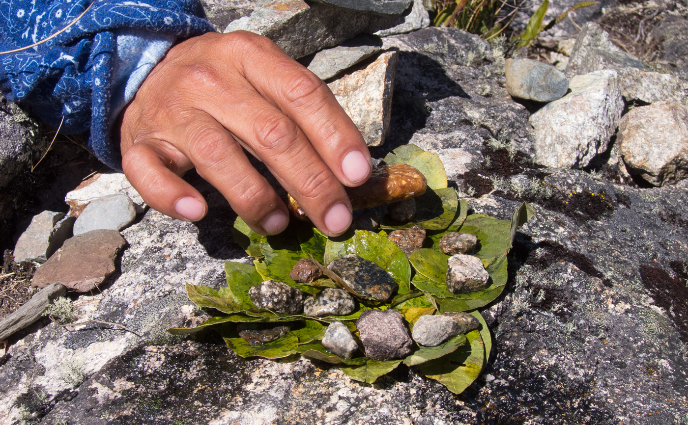 Inca Trail Day 3 Pachamama Offering