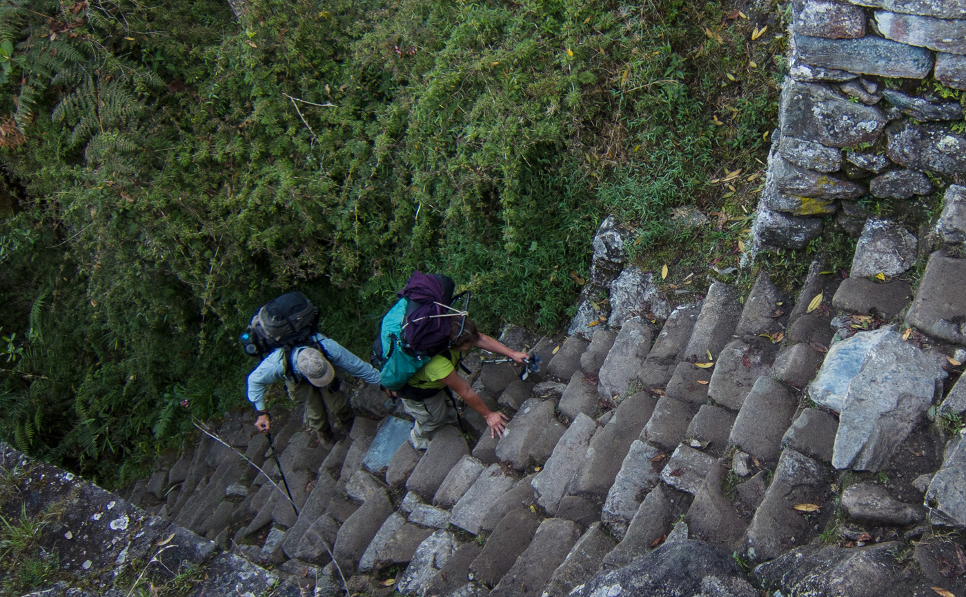 Inca Trail Day 4 Monkey Steps