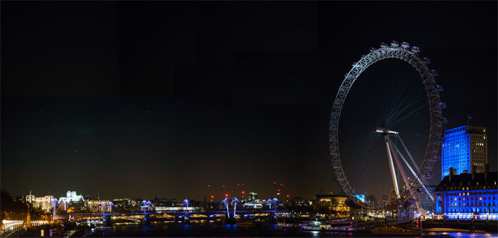 Free Things to Do in London - London Eye and River Thames at Night