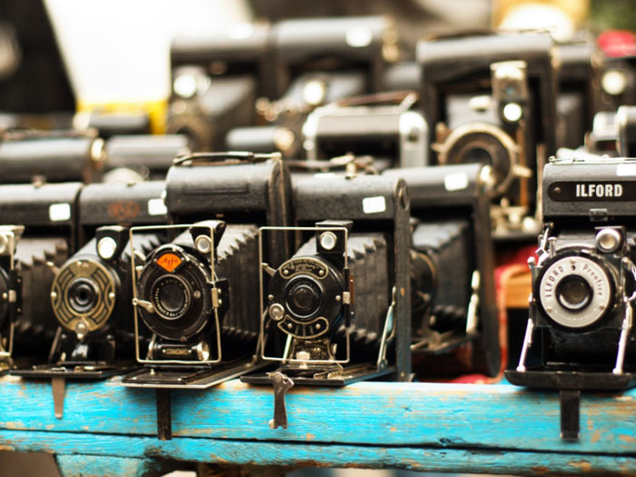 Free Things to Do in London - Portobello Market Antique Cameras