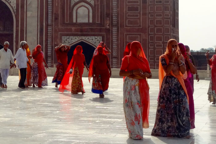 India - Women at the Taj Mahal