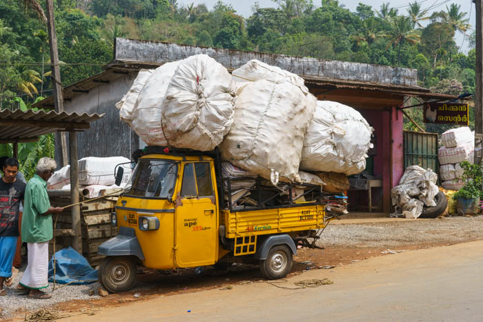 Munnar - Overloaded Tuk Truck